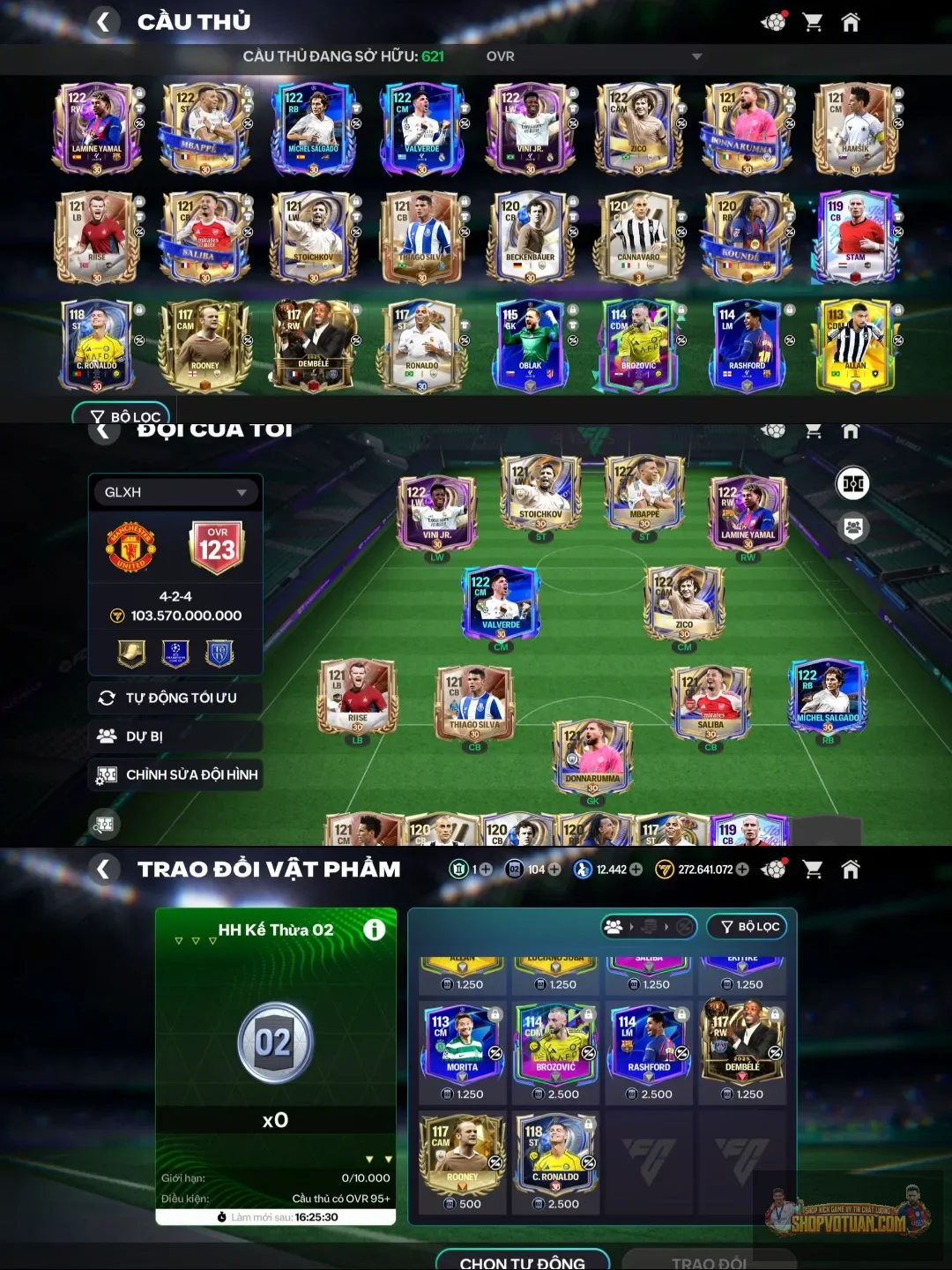 Login google 
Đội hình cực khủng ovr 123 siêu bá
Thay đổi mật khẩu ngay sau khi vào
Liên hệ hỗ trợ qua zalo